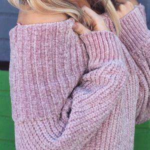 Off the shoulder sweater